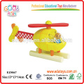 Juguete de madera del bebé educativo, mini aviones